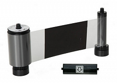 Черная лента с оверлеем (KO) на 3000 оттисков с чистящим роликом; для принтера Advent SOLID 700 в Твери