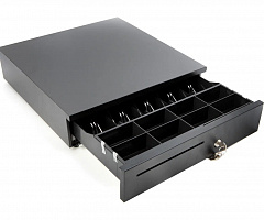Денежный ящик G-Sense 410XL, чёрный, Epson, электромеханический в Твери