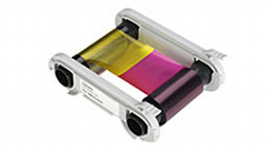 Полноцветная лента (YMCFKO) с УФ панель на 200 оттисков с чистящим роликом в Твери